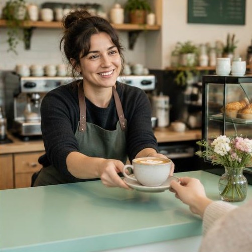Cafe — Neighborhood Menu Feature — Pixalera photo prompt